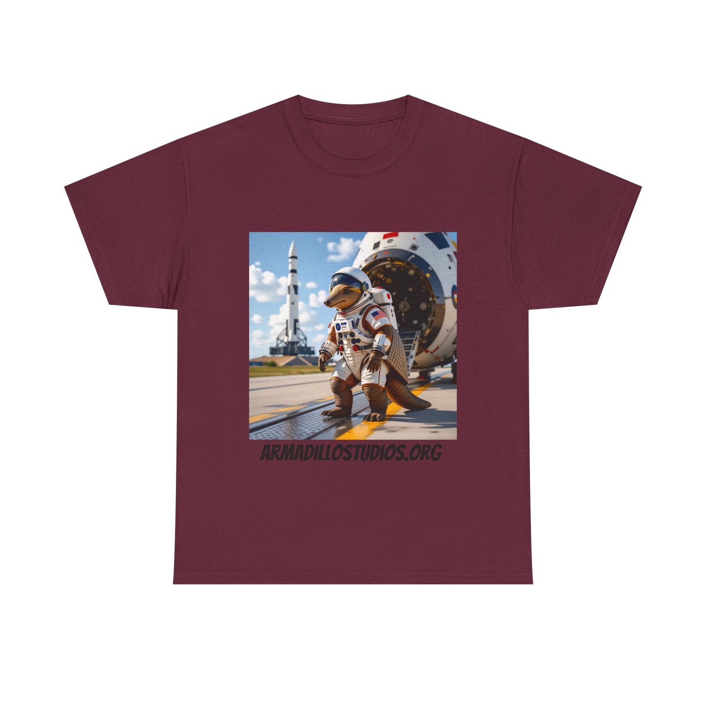 Astronaut Armadillo T-Shirt | ArmadilloStudios.org  | Space Collection