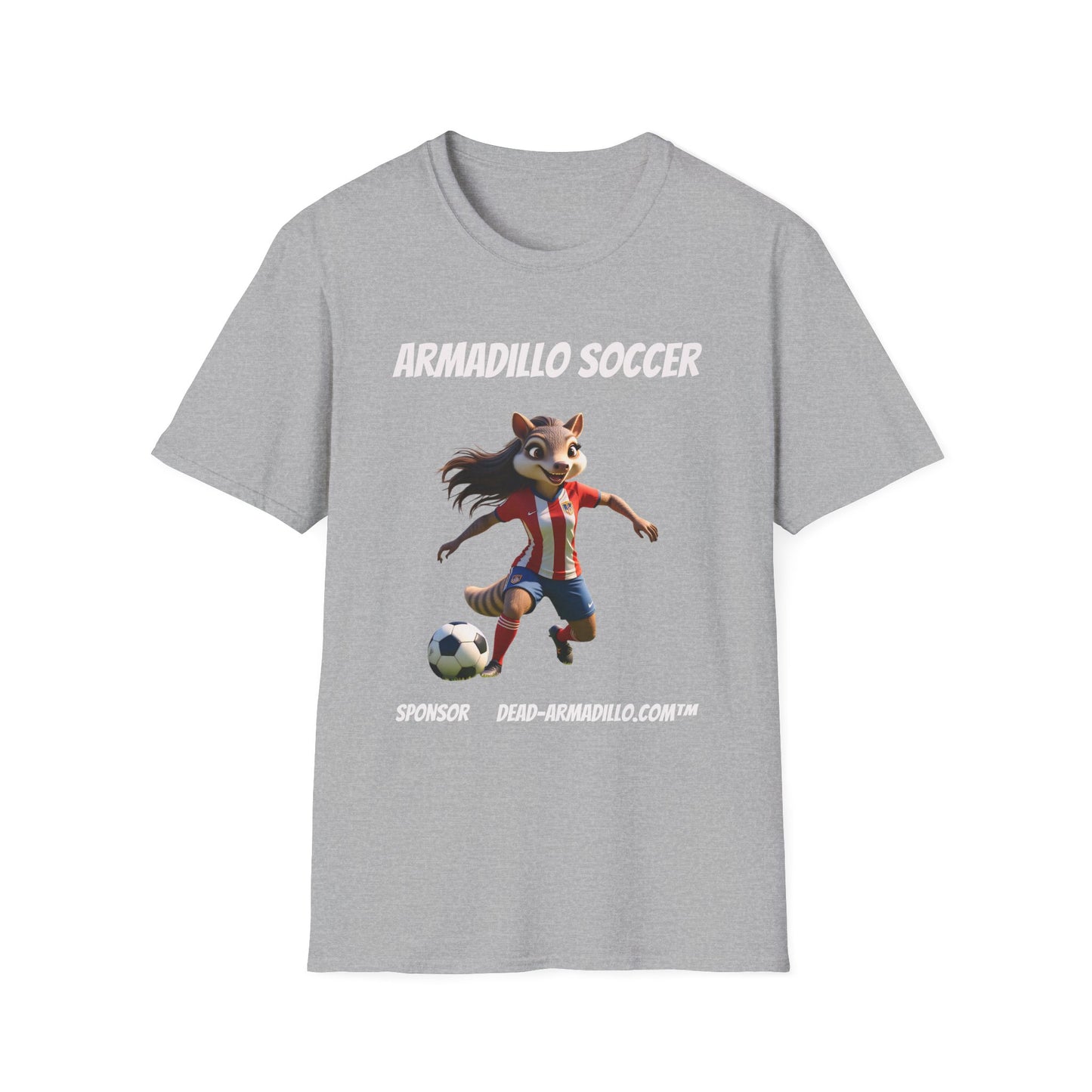 Armadillo Soccer Team T-Shirt  | Adults - Teens | Soccer Fans