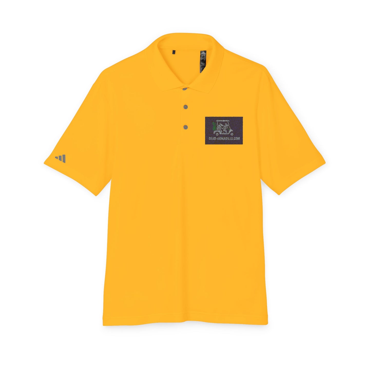 Polo Shirt - Armadillo Themed | Custom Embroidered Adidas | Unisex Golf Polo |