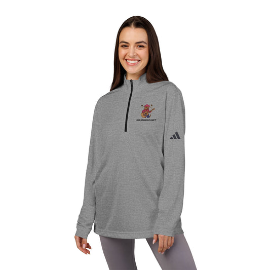 Custom Embroidered | Adidas Quarter-Zip Pullover | Karma Tribute | Activewear | Dead-Armadillo.com™