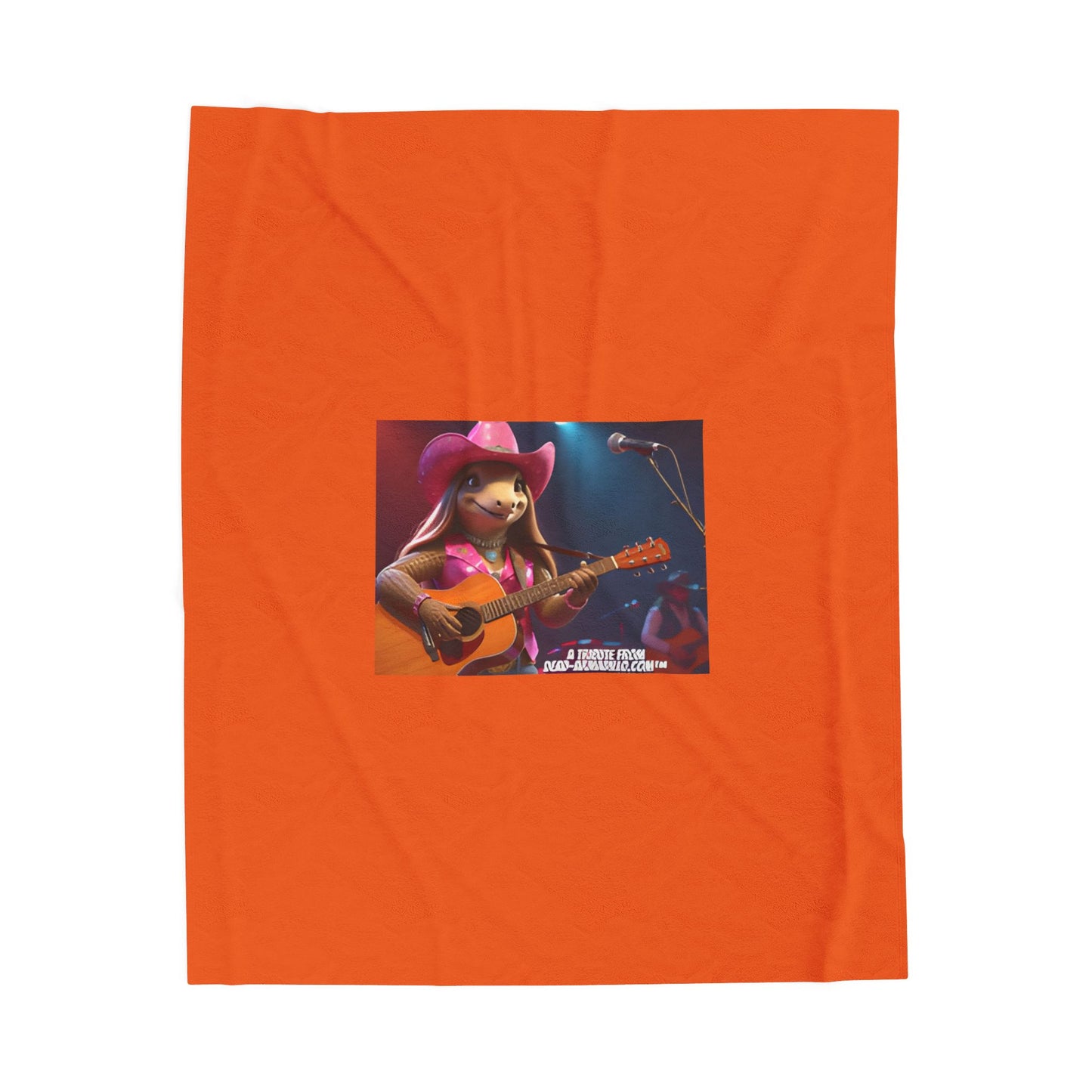119 dpi   Velveteen Plush Blanket — 'A Tribute from Dead-Armadillo.com' Concert Graphic Throw