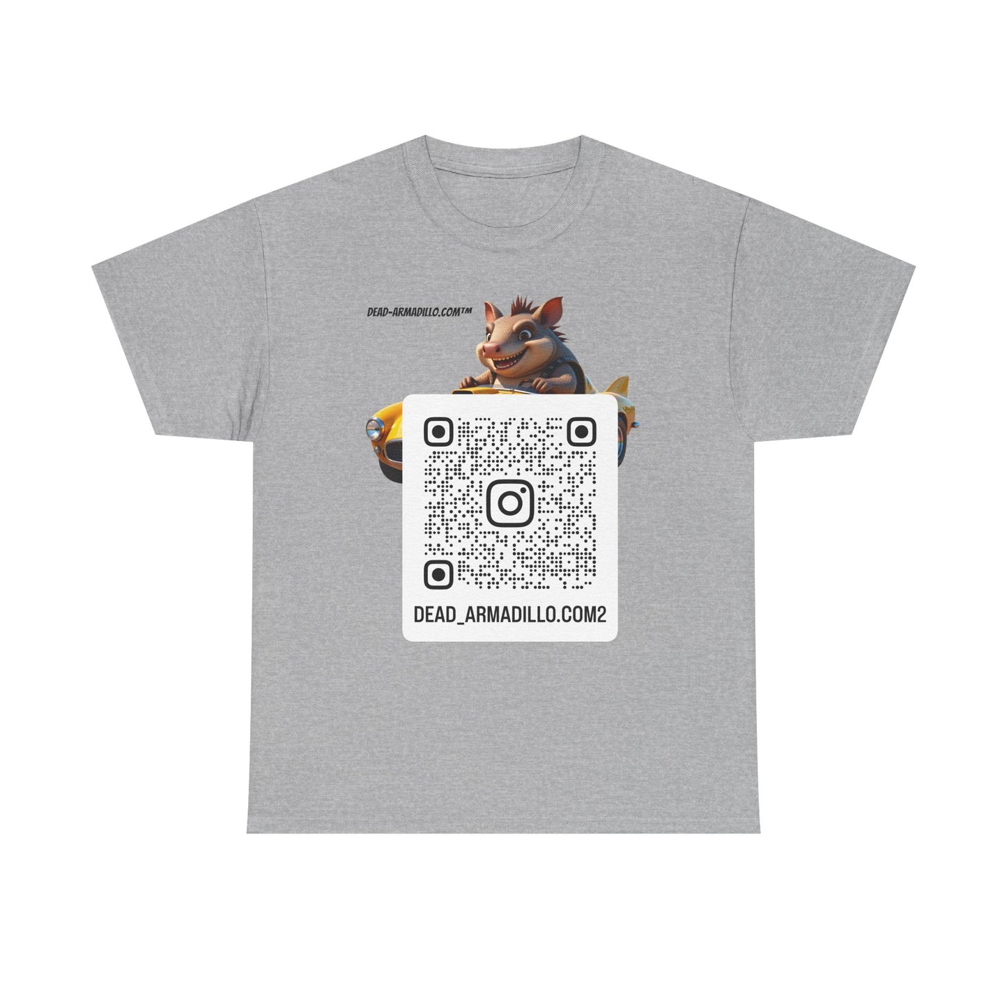 Dead-Armadillo.com™ | Unique Race Day Apparel | Funny Graphic | Cotton Shirt for Car Lovers