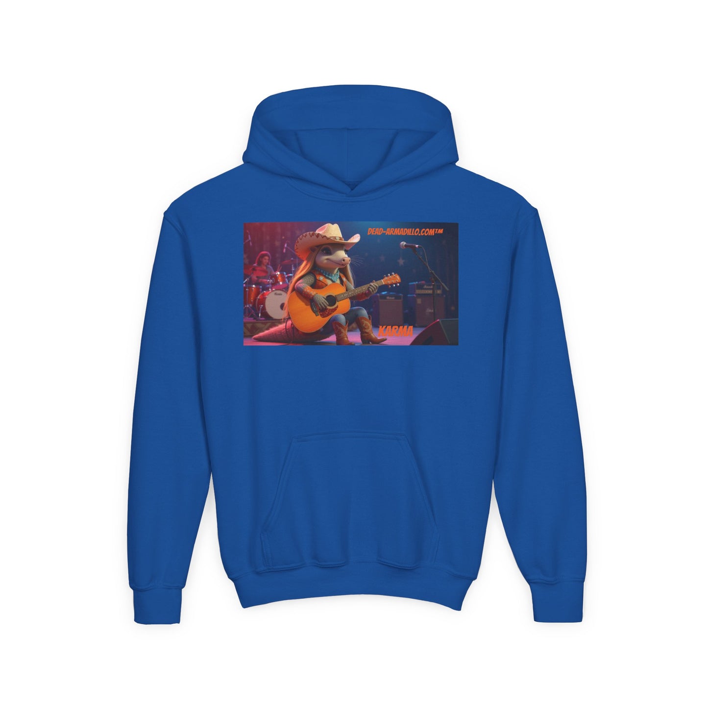 Sudadera con capucha de polar personalizada | creada por Dead-Armadillo.com™ | Unisex, peso medio | Talla infantil | Sudadera con capucha de polar suave
