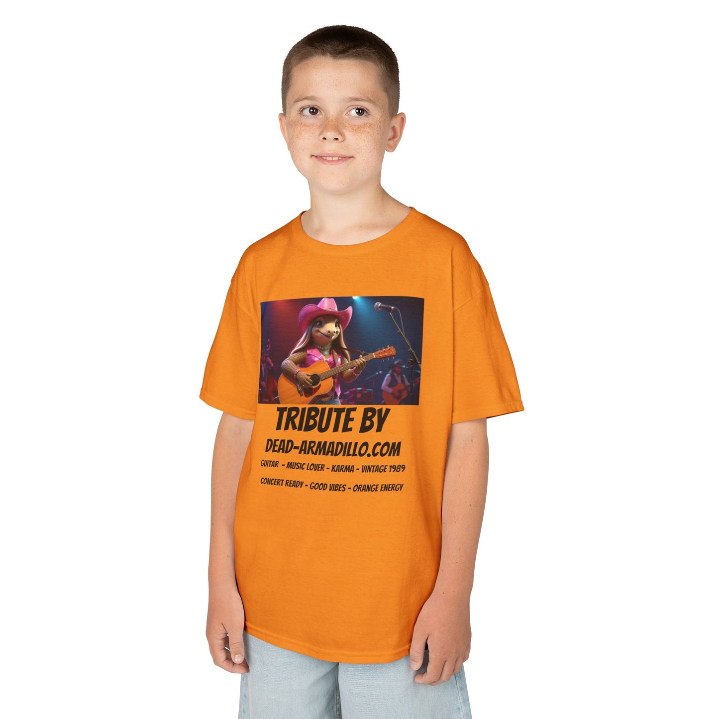 "Kids Tribute | Fun Concert Shirt | Music Lover Gift | Birthday Celebration Attire | Casual Kids-wear | Gildan 5000B"