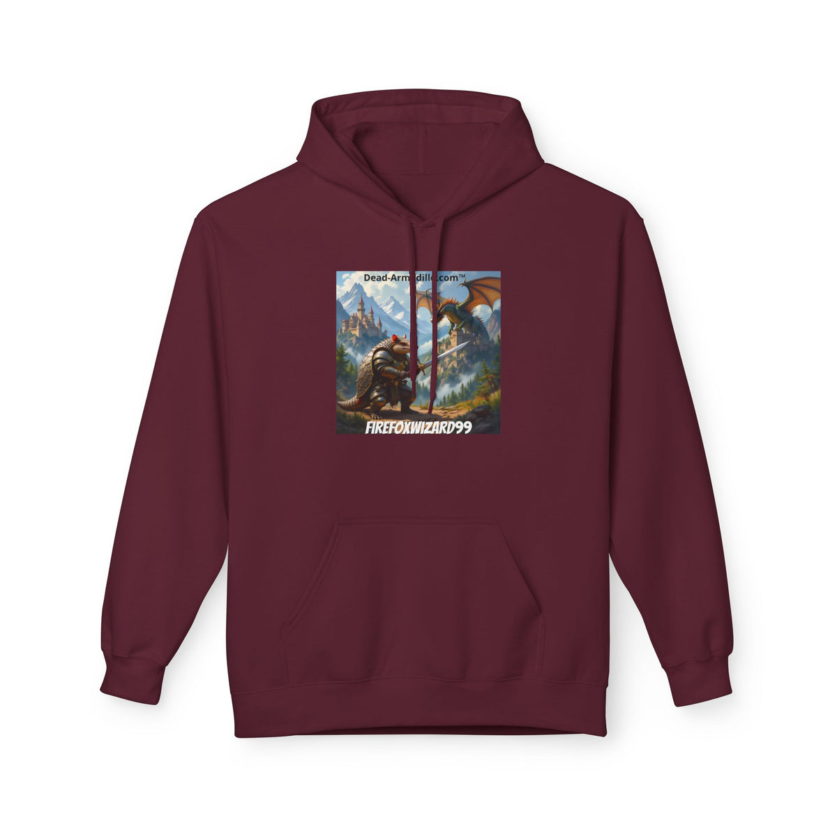 Arlo the Armadillo Dragon Slayer Hoodie — Personalized with Your Gamer Name