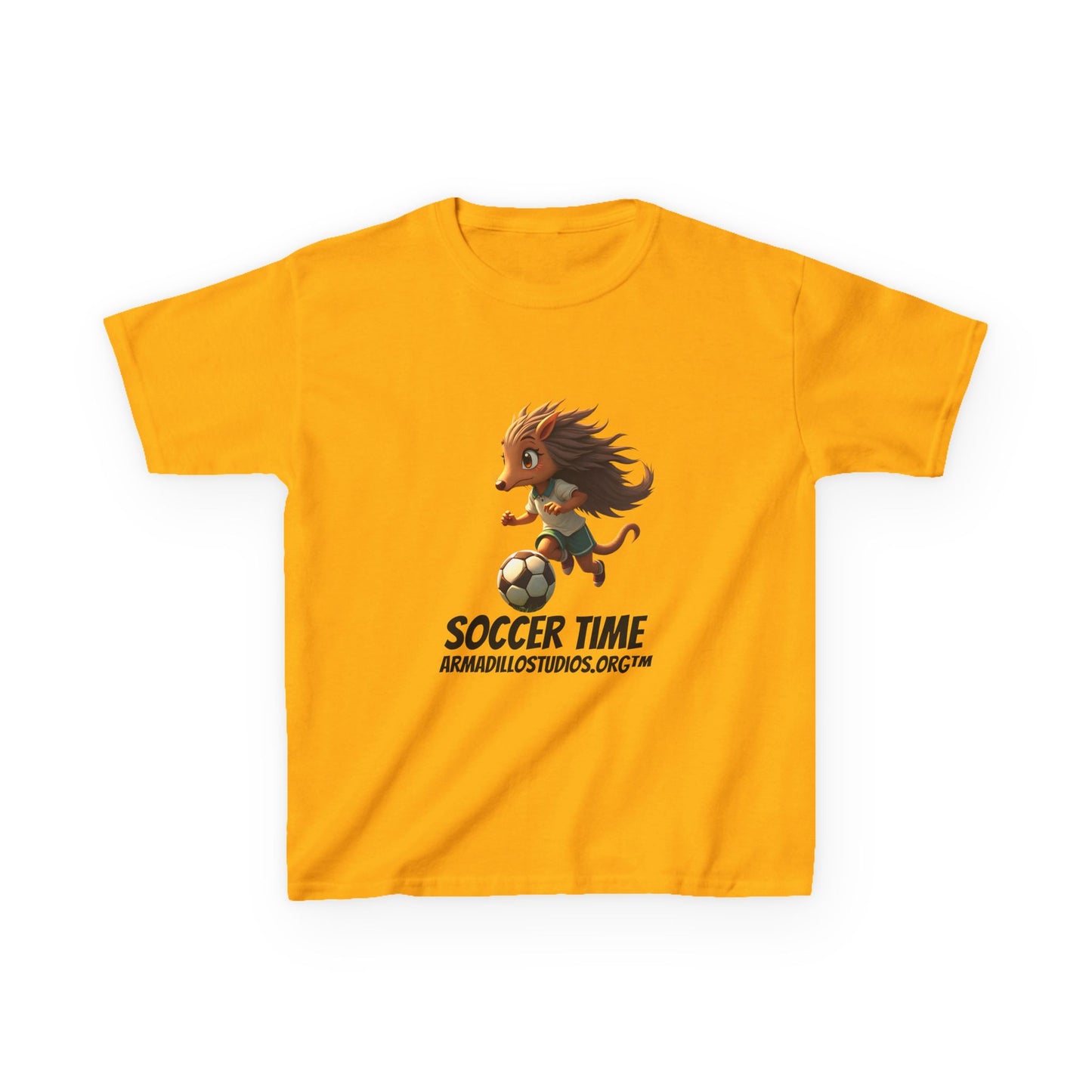 Kids Soccer | Armadillo themed | T-Shirt for Boys & Girls