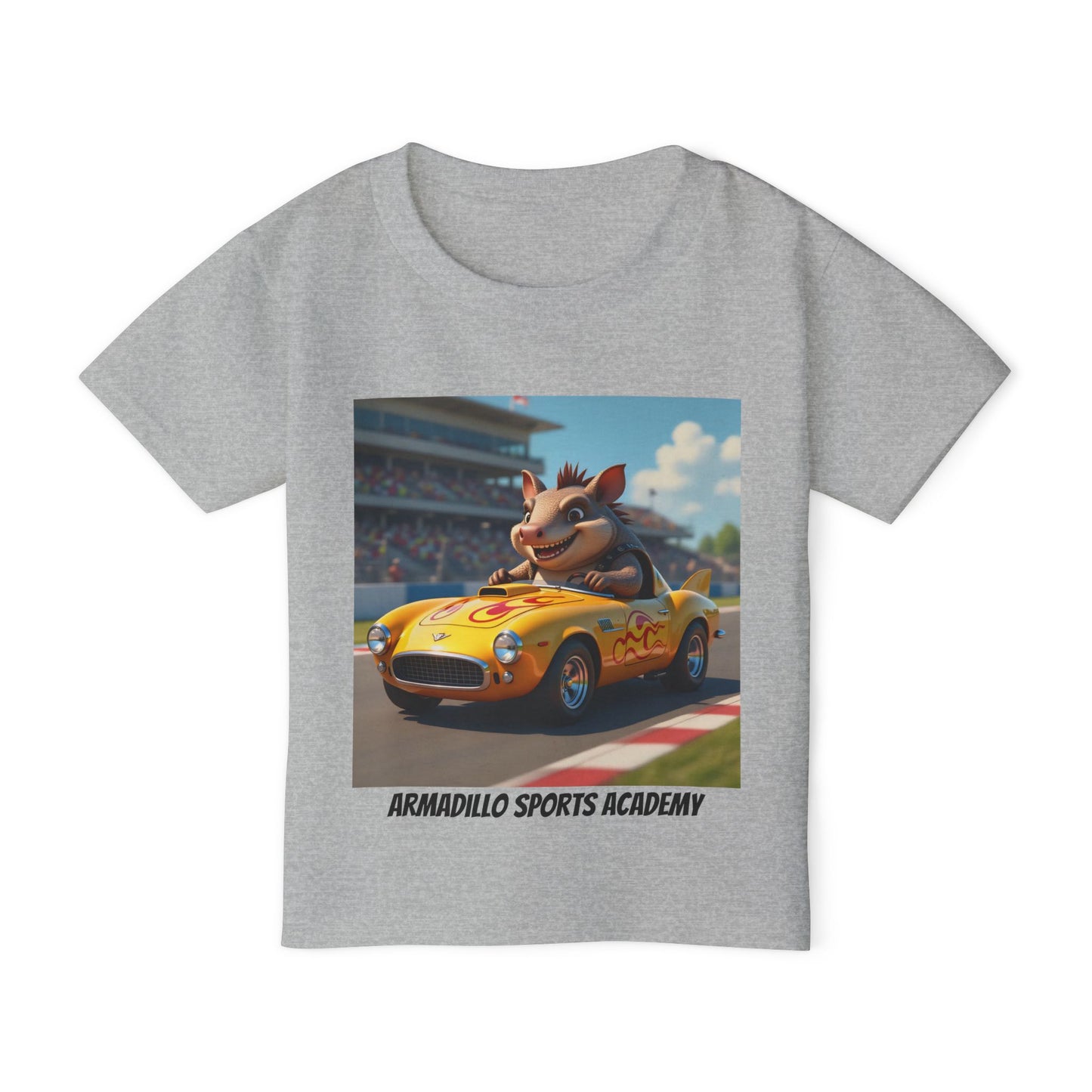 Toddler T-Shirt — Armadillo Sports Academy | Race Car Sprite Graphic