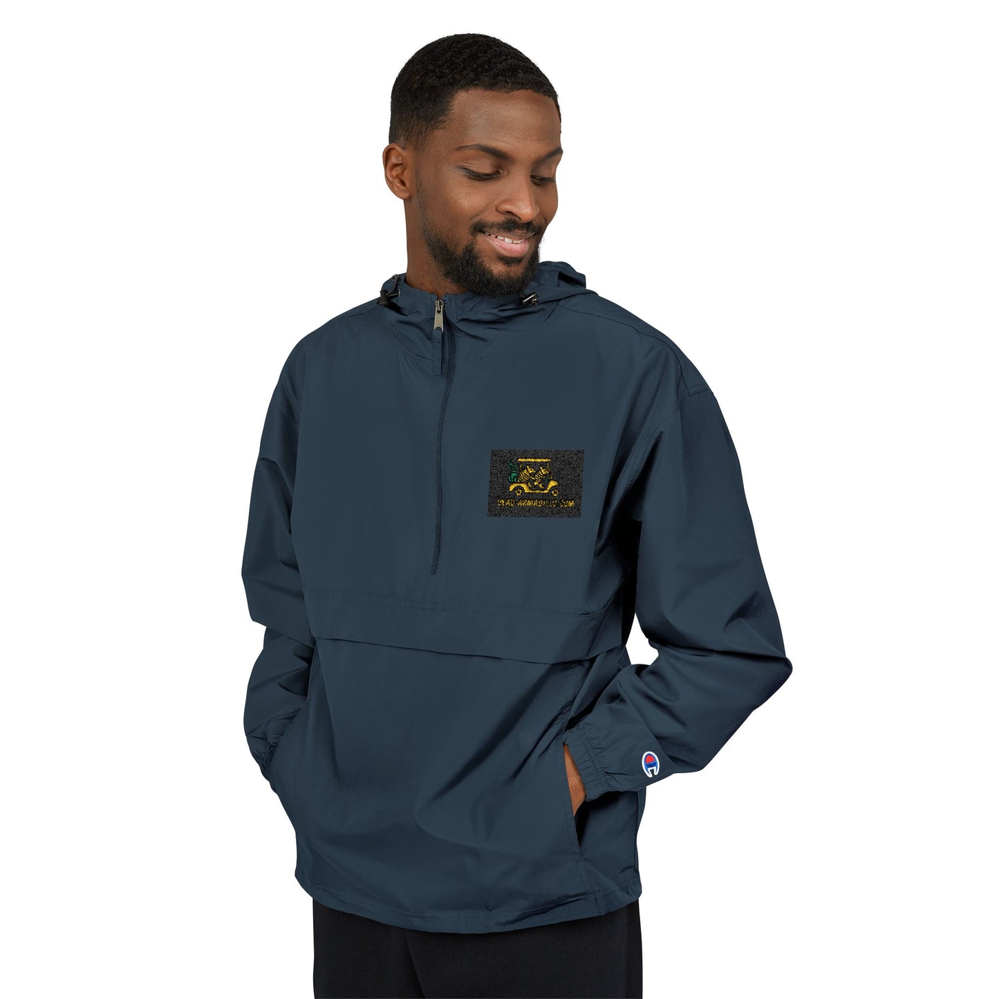 Anorak Jacket | Champion 1720TU | Custom Embroidered | Golf themed | Dead-Armadillo.com™