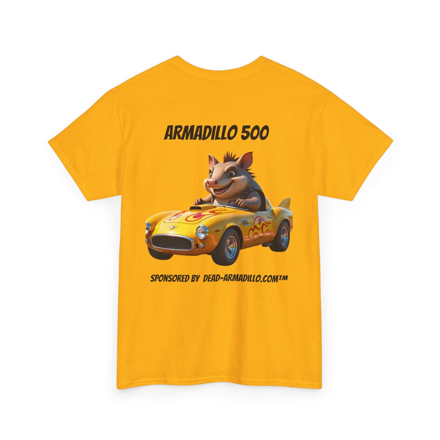 Dead-Armadillo.com | Car Racing Team | Fun Gift for Car Lovers | Unisex Cotton Shirt for Birthdays, Casual Wear, Road Trip Tee