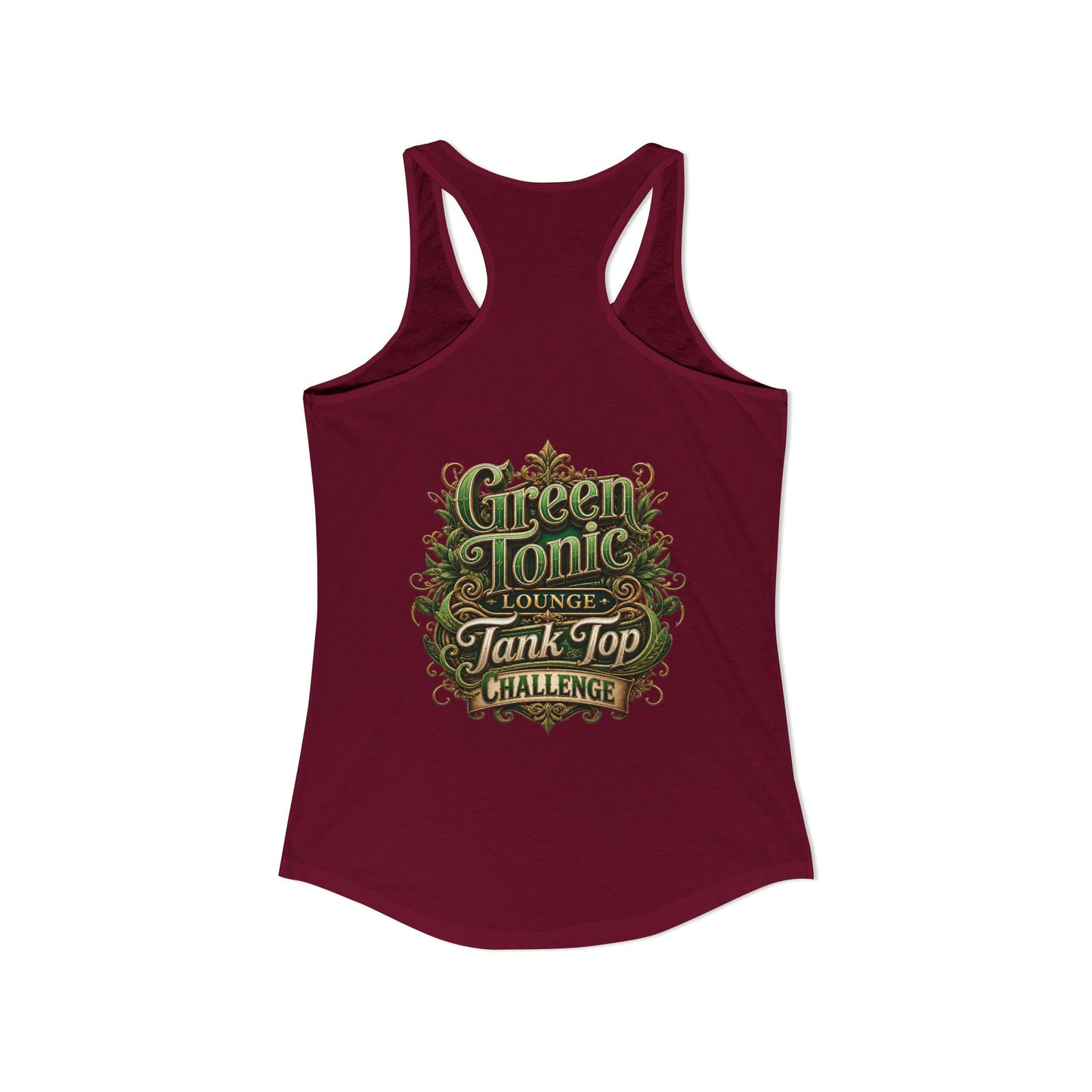 Women's Ideal Racerback Tank |  2 sided image Armadillo Studios™