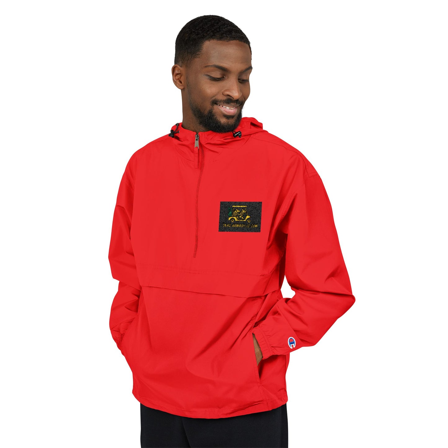 Anorak Jacket | Champion 1720TU | Custom Embroidered | Golf themed | Dead-Armadillo.com™