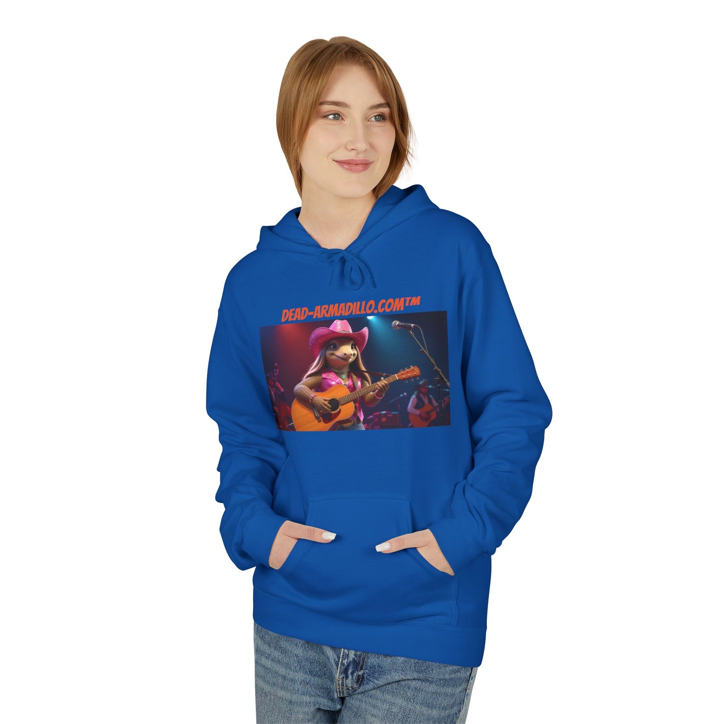 Custom Fleece Hoodie | created by  Dead-Armadillo.com™  | Unisex Midweight | Adult Sized |  Softstyle Fleece Hoodie