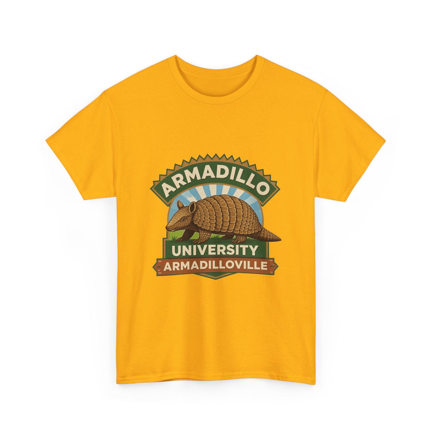 Unisex | Armadillo University Tee | Armadilloville | Custom Armadillo | College Shirt