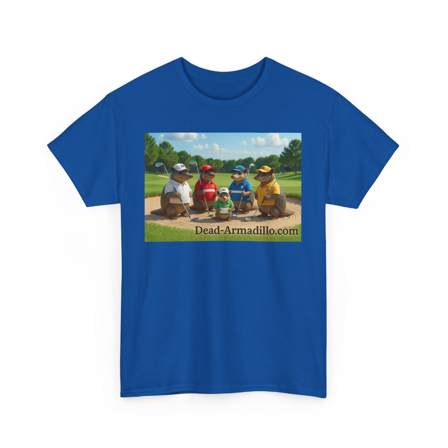 "Armadillo Golf T-Shirt | Funny Golf Gift | Great Day Group Photo Tee | Casual Wear| Birthday Celebrations | Unique Gift Idea | Graphic Tee"