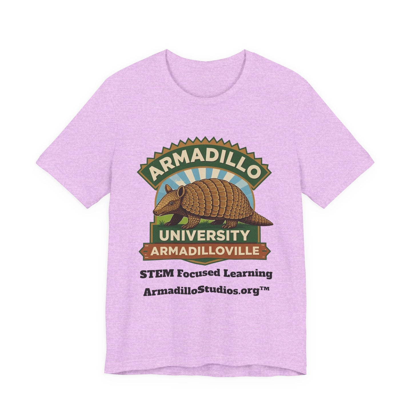 Armadillo University Classic Tee | Premium Bella+Canvas 3001 | ArmadilloStudios.org™