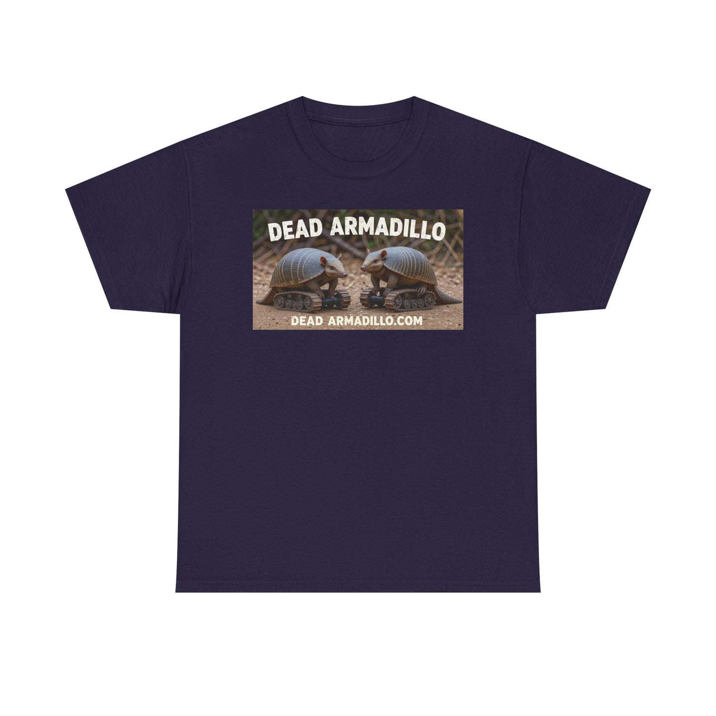 Unisex Funny Dead Armadillo Tee | Perfect for Animal Lovers | Casual Wear | Graphic Tee | Gift for Friends| Humorous T-Shirt |  Dead-Armadillo.com™