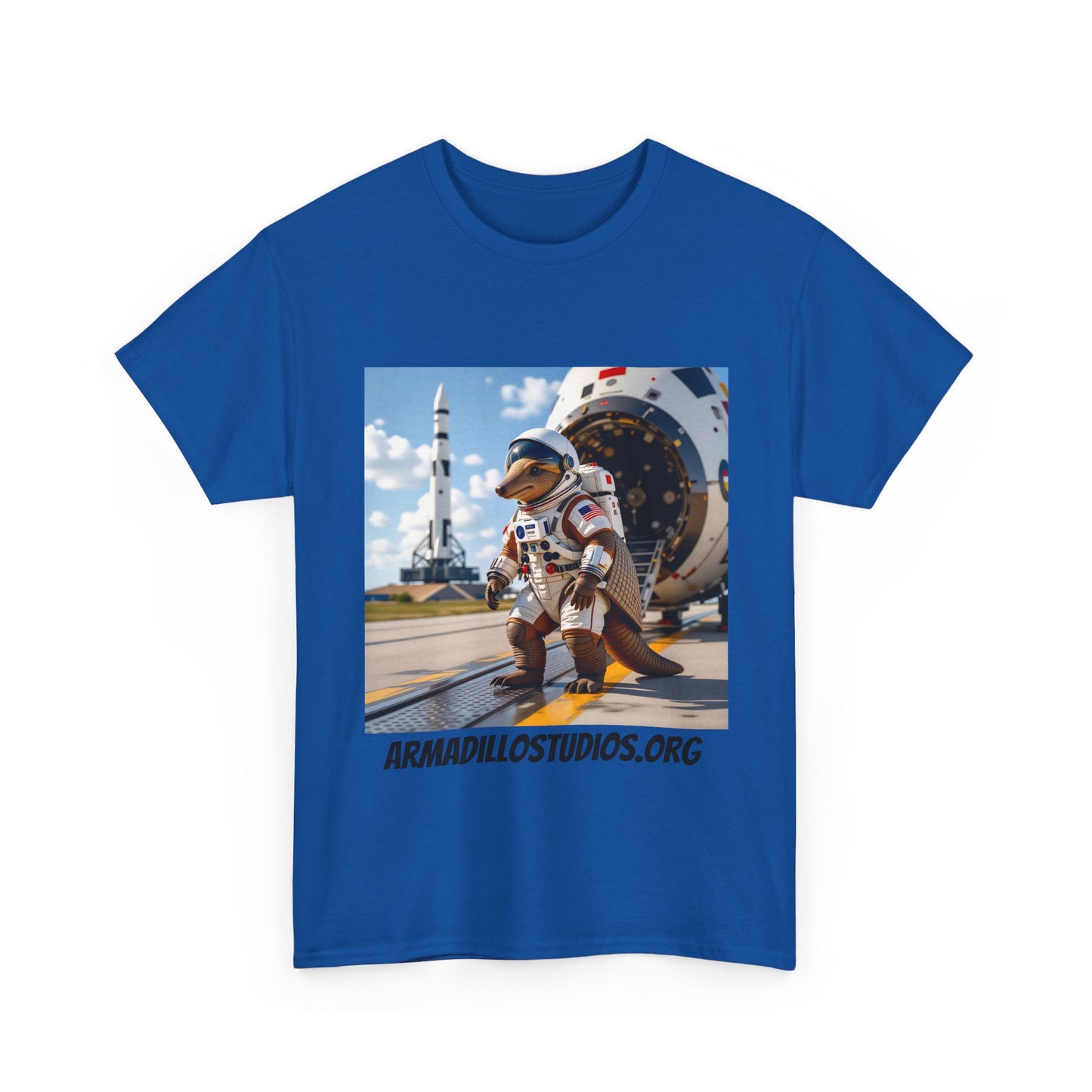 Astronaut Armadillo T-Shirt | ArmadilloStudios.org  | Space Collection