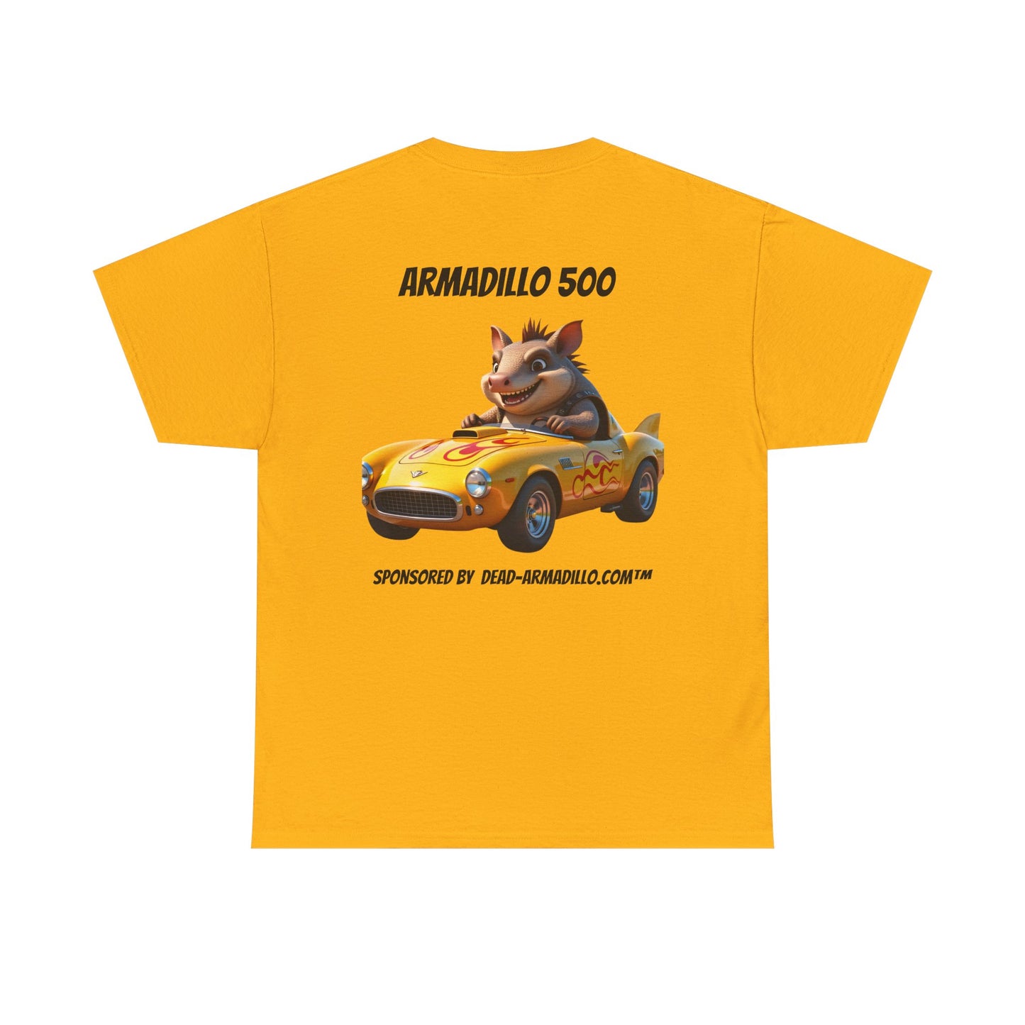 Dead-Armadillo.com | Car Racing Team | Fun Gift for Car Lovers | Unisex Cotton Shirt for Birthdays, Casual Wear, Road Trip Tee