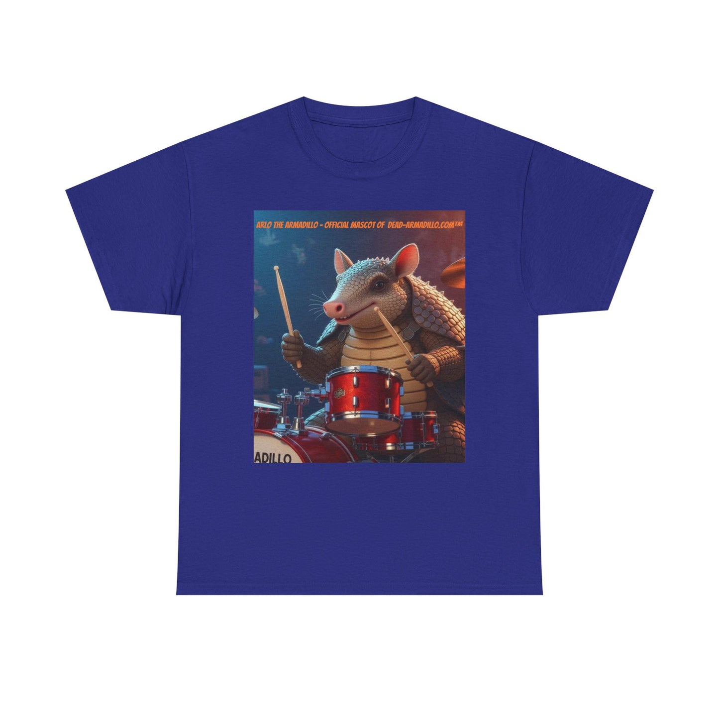 Arlo the Drumming Armadillo | Official Business Mascot | T-Shirt