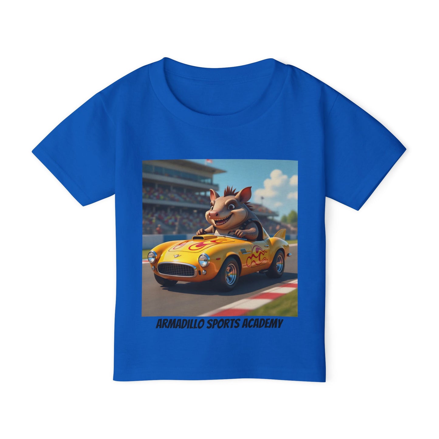 Toddler T-Shirt — Armadillo Sports Academy | Race Car Sprite Graphic