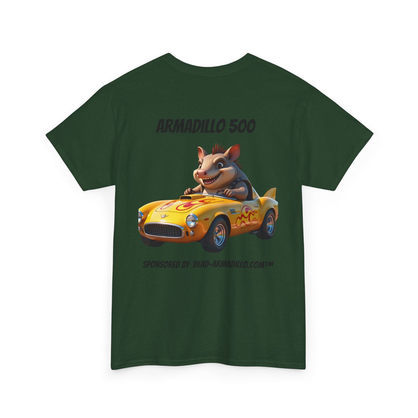 Dead-Armadillo.com | Car Racing Team | Fun Gift for Car Lovers | Unisex Cotton Shirt for Birthdays, Casual Wear, Road Trip Tee