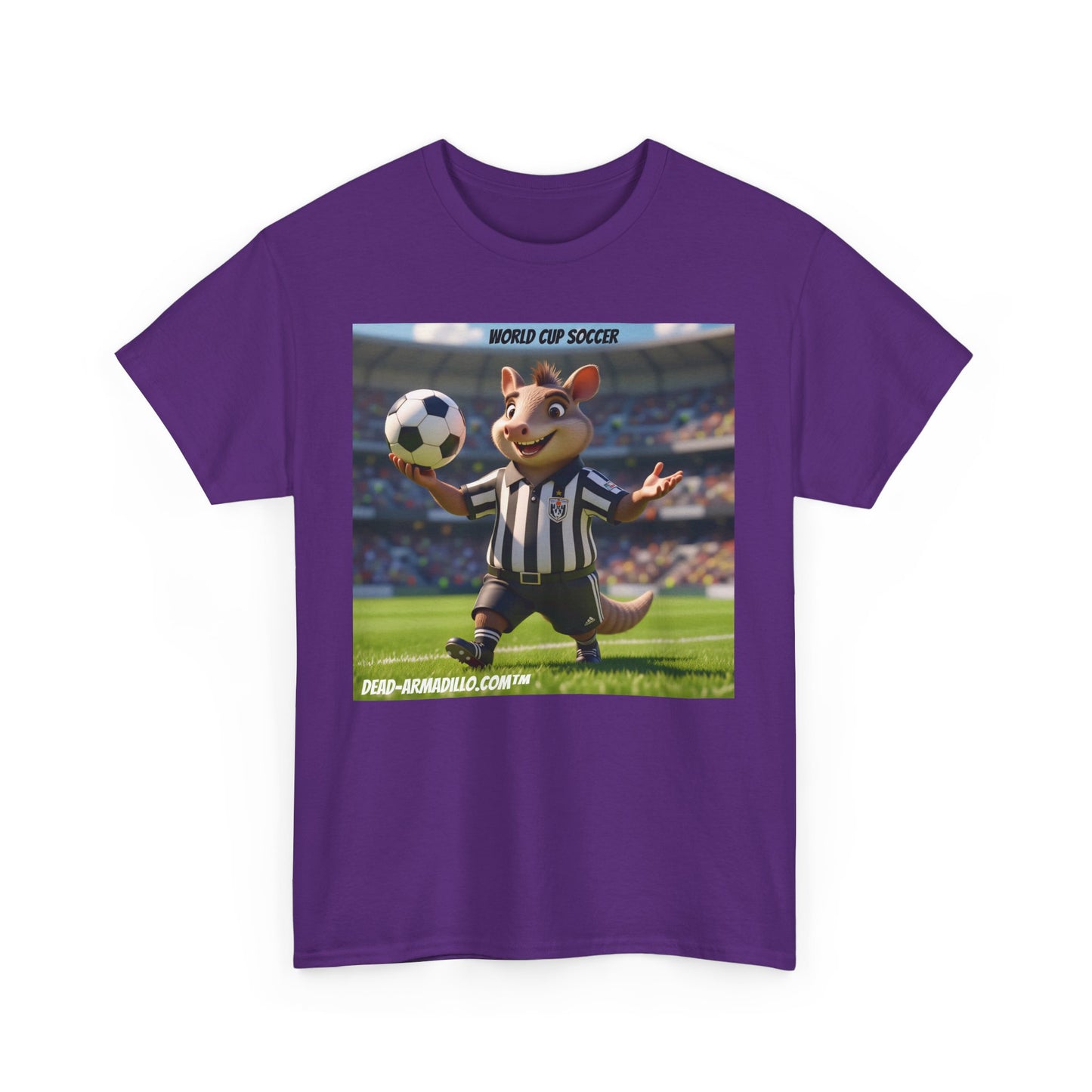 World Cup Soccer Graphic Tee | Referee | Custom made by  Dead-Armadillo.com™ | Unisex Cotton T-Shirt | Sports Fans | Casual Wear | Gift for Soccer Lovers | Fun Sports Apparel"