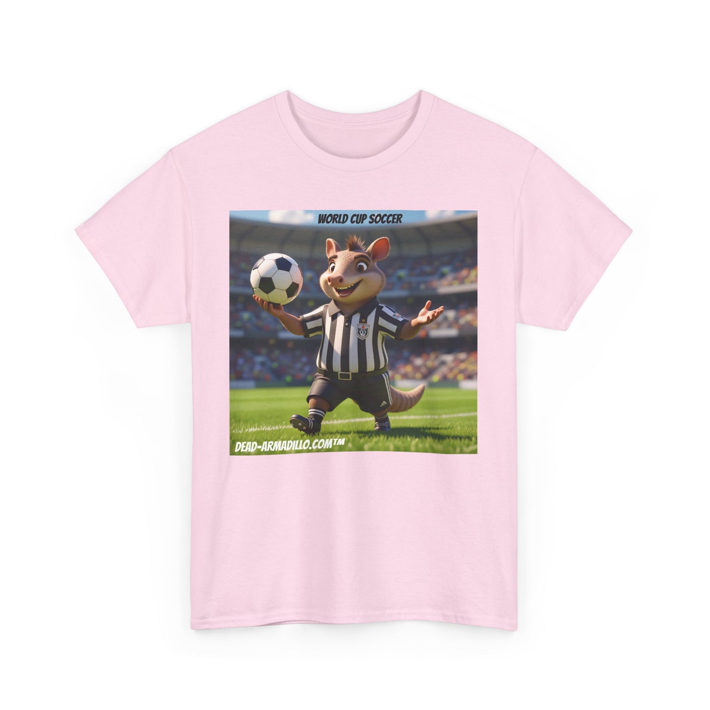World Cup Soccer Graphic Tee | Referee | Custom made by  Dead-Armadillo.com™ | Unisex Cotton T-Shirt | Sports Fans | Casual Wear | Gift for Soccer Lovers | Fun Sports Apparel"