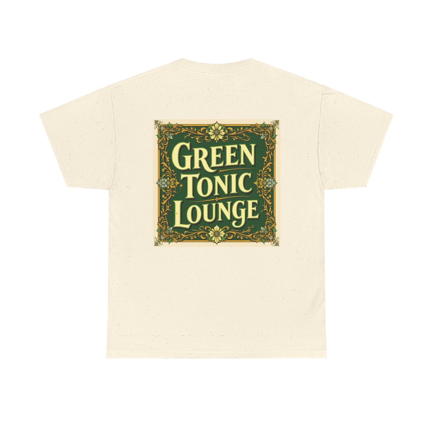Green Tonic Lounge Tee | Back of Shirt Graphic Design