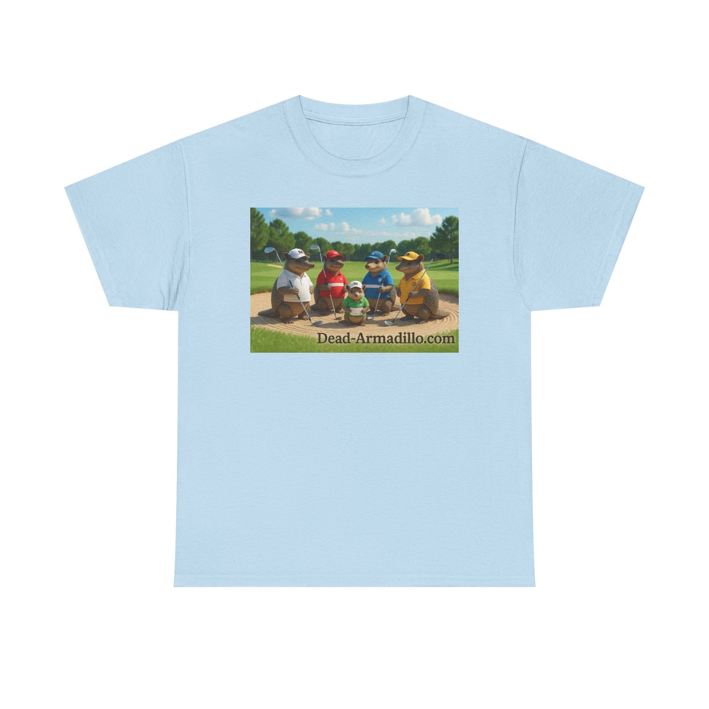 "Armadillo Golf T-Shirt | Funny Golf Gift | Great Day Group Photo Tee | Casual Wear| Birthday Celebrations | Unique Gift Idea | Graphic Tee"