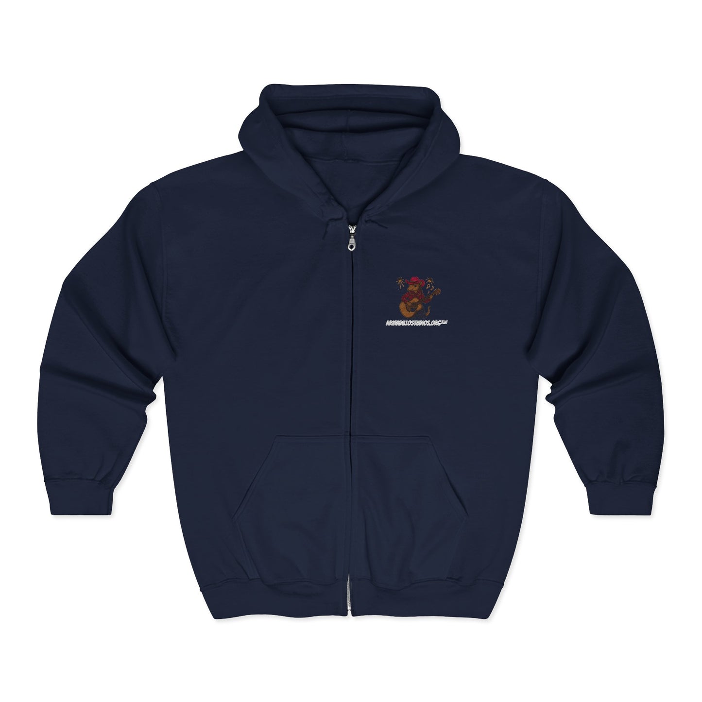 "Custom Embroidered Karma Tribute | ArmadilloStudios.org™ | Full Zip Hooded Sweatshirt for Her"