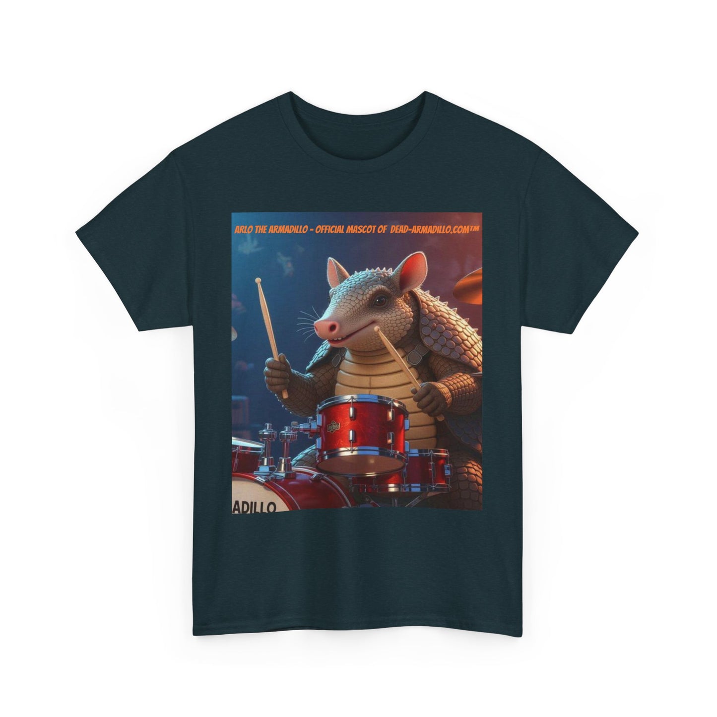 Arlo the Drumming Armadillo | Official Business Mascot | T-Shirt
