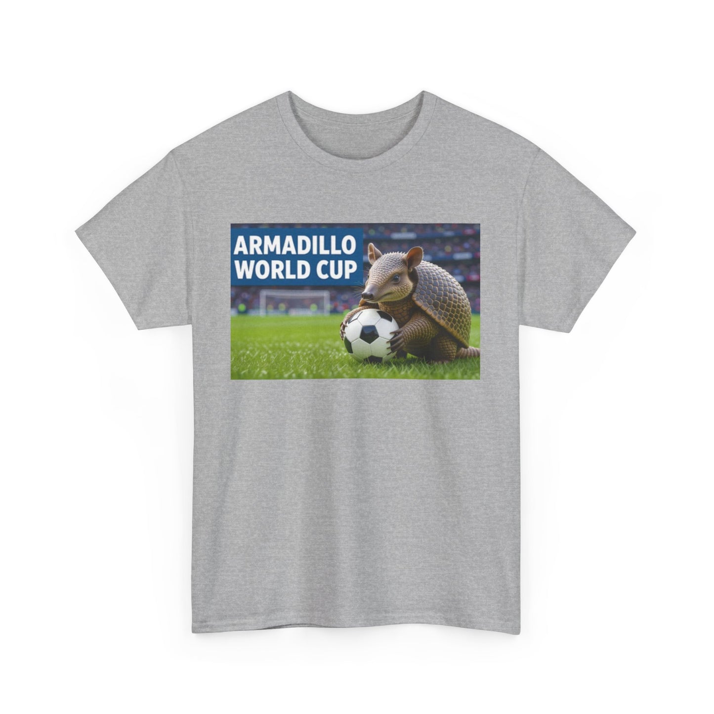 "Armadillo Soccer pic | The Center| World Cup Bound | Funny Soccer Shirt | Quirky & Whimsical"