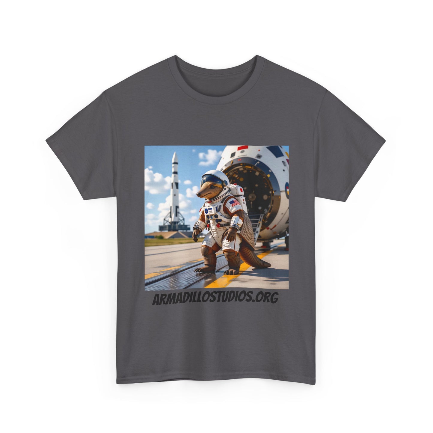 Astronaut Armadillo T-Shirt | ArmadilloStudios.org  | Space Collection