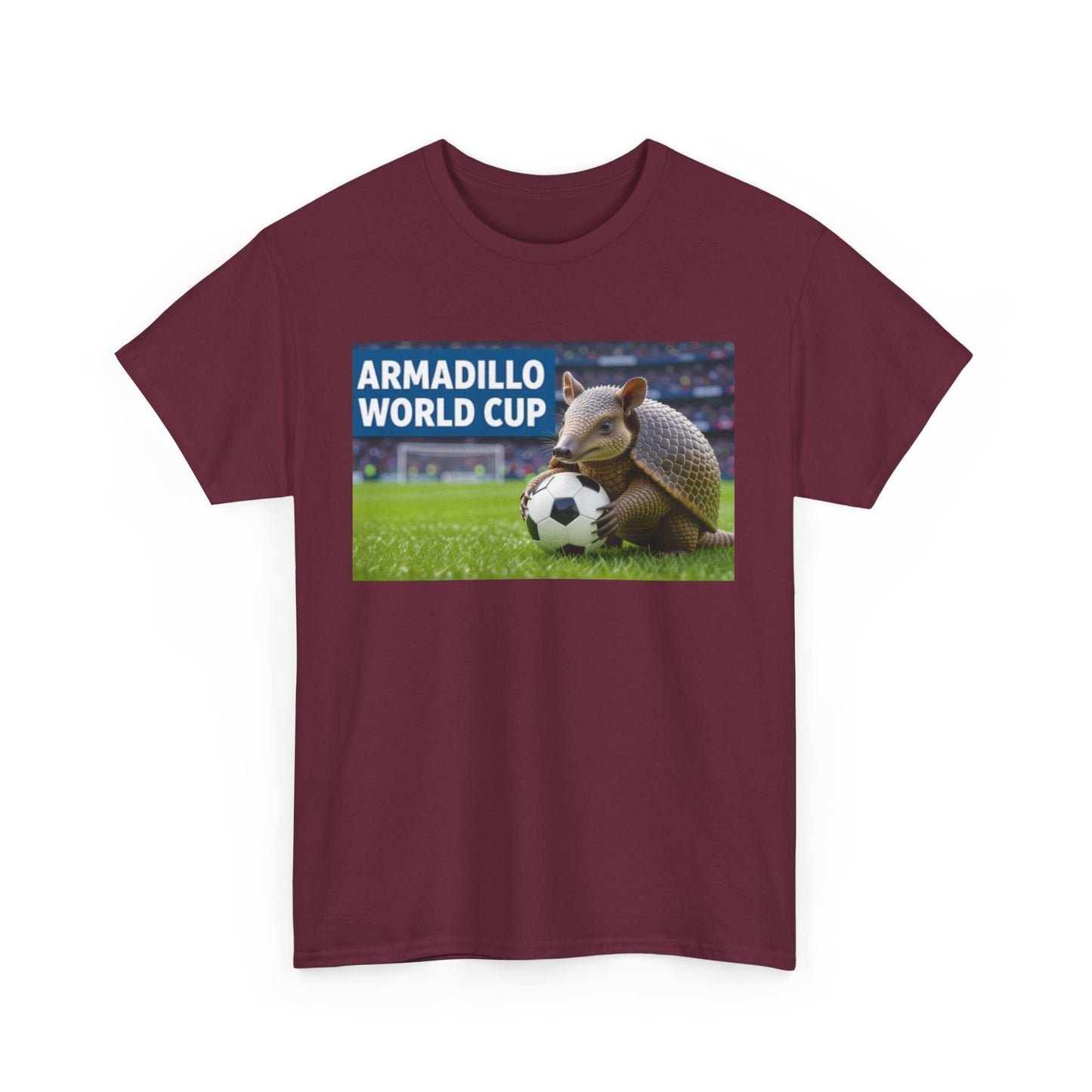 "Armadillo Soccer pic | The Center| World Cup Bound | Funny Soccer Shirt | Quirky & Whimsical"