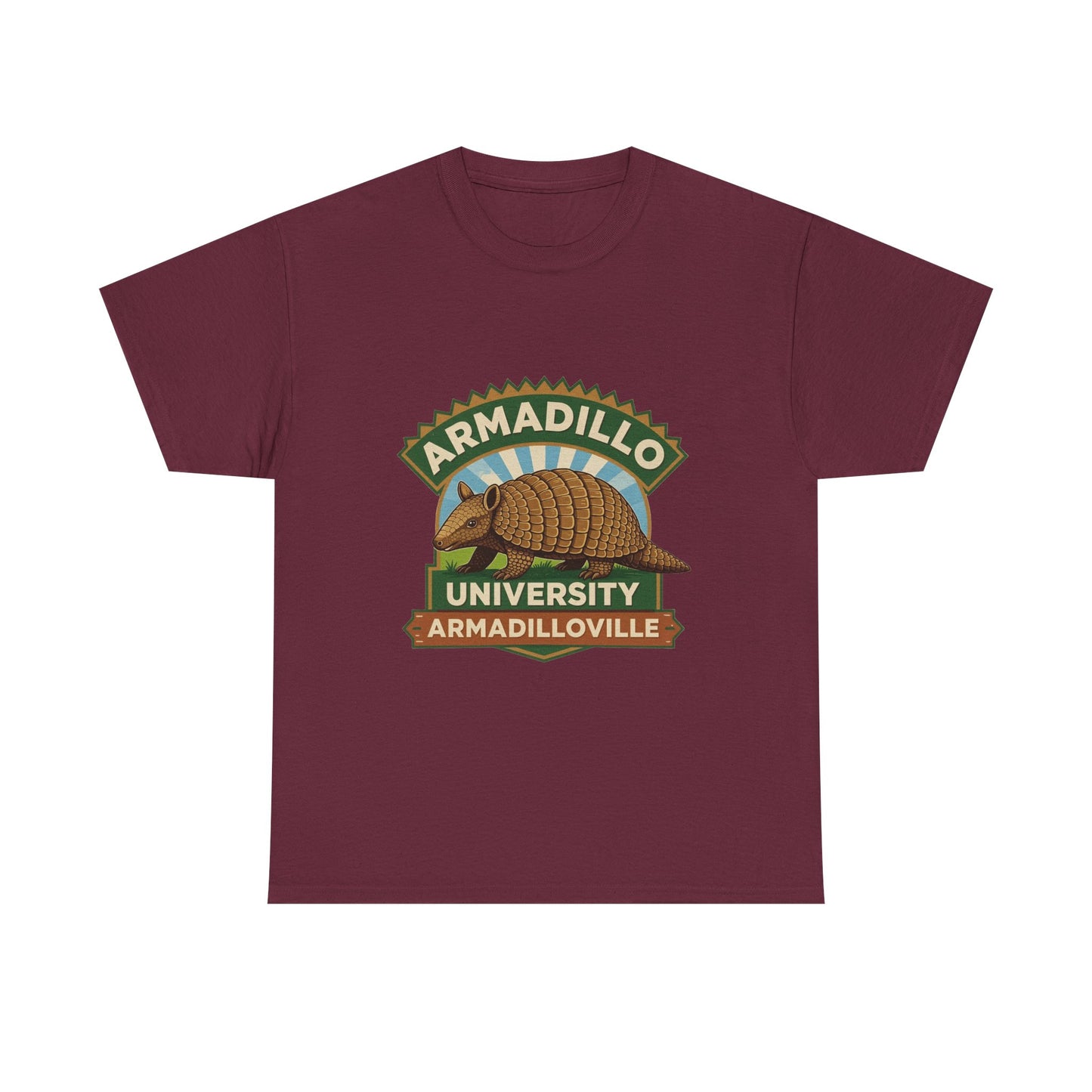 Unisex | Armadillo University Tee | Armadilloville | Custom Armadillo | College Shirt