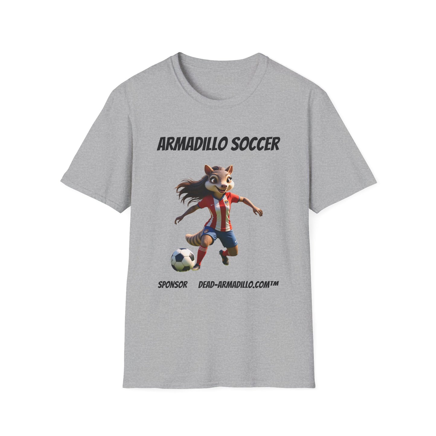 Armadillo Soccer Team T-Shirt  | Adults - Teens | Soccer Fans