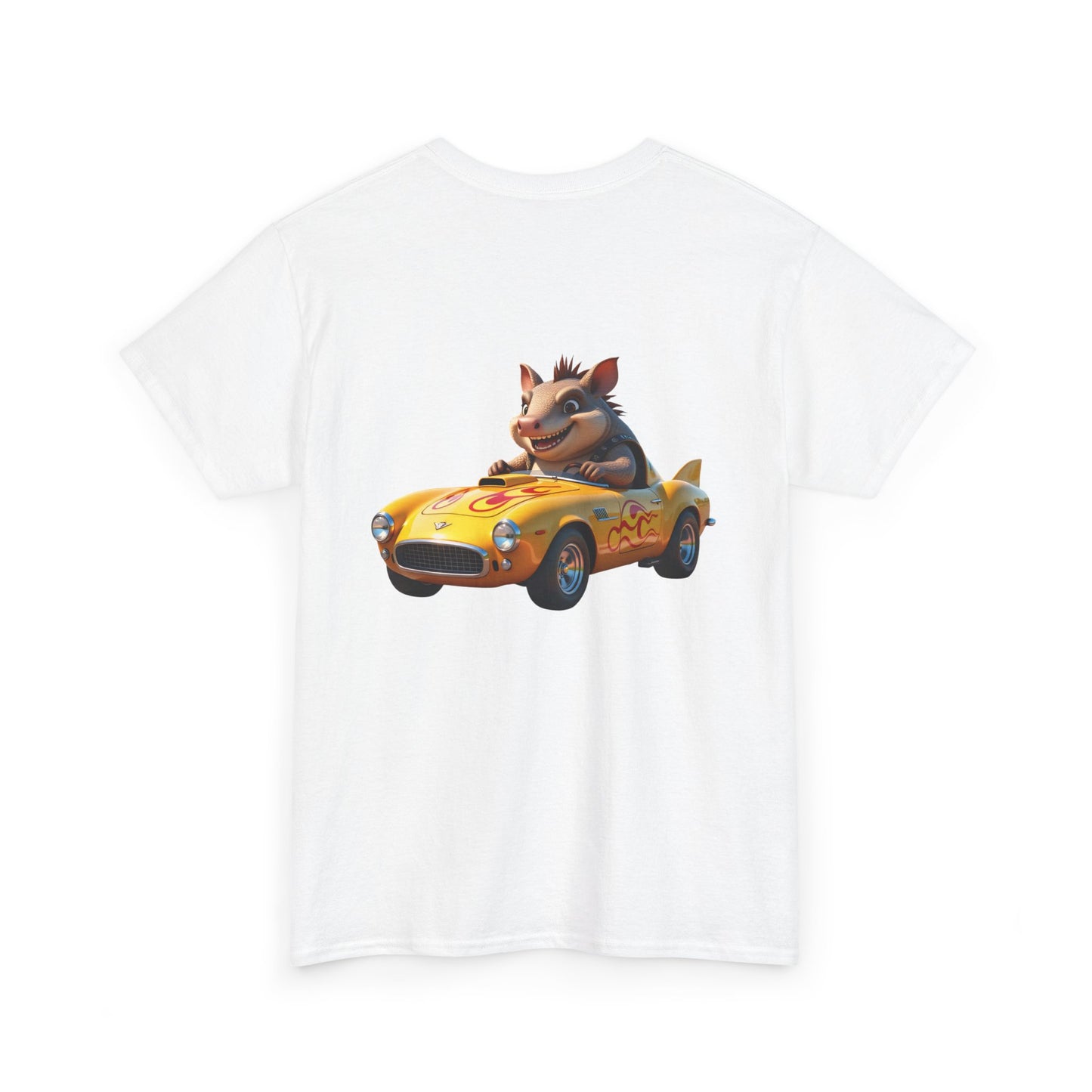 Dead-Armadillo.com | Car Racing Team | Fun Gift for Car Lovers | Unisex Cotton Shirt | Casual Wear | in White Font
