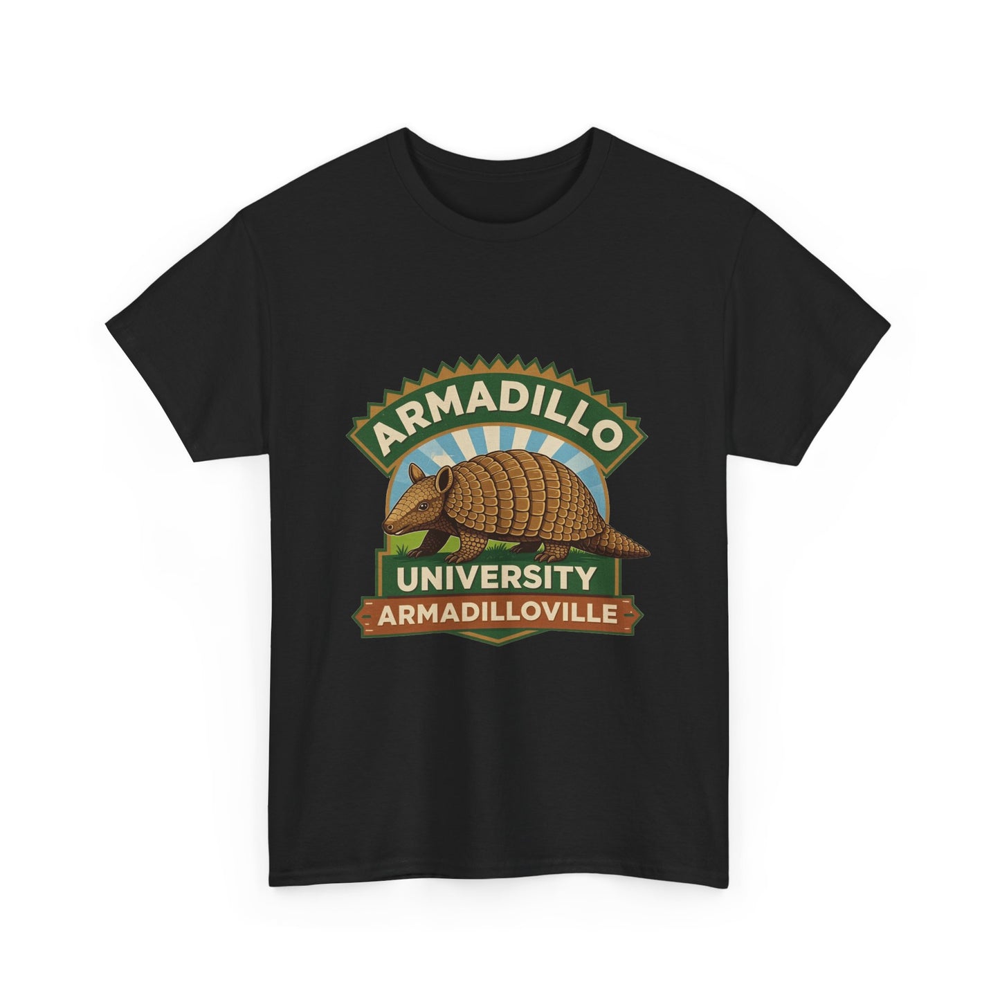 Unisex | Armadillo University Tee | Armadilloville | Custom Armadillo | College Shirt