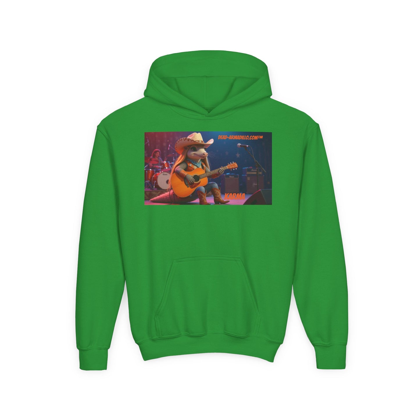 Sudadera con capucha de polar personalizada | creada por Dead-Armadillo.com™ | Unisex, peso medio | Talla infantil | Sudadera con capucha de polar suave