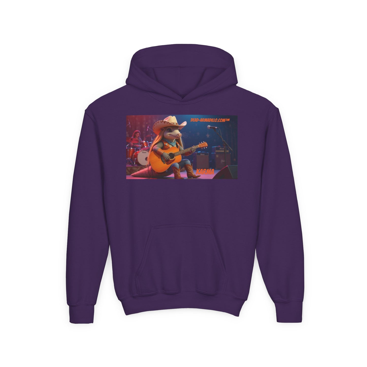 Sudadera con capucha de polar personalizada | creada por Dead-Armadillo.com™ | Unisex, peso medio | Talla infantil | Sudadera con capucha de polar suave