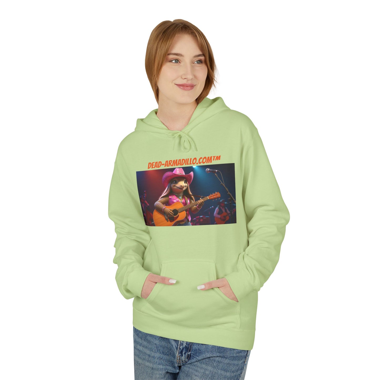 Custom Fleece Hoodie | created by  Dead-Armadillo.com™  | Unisex Midweight | Adult Sized |  Softstyle Fleece Hoodie