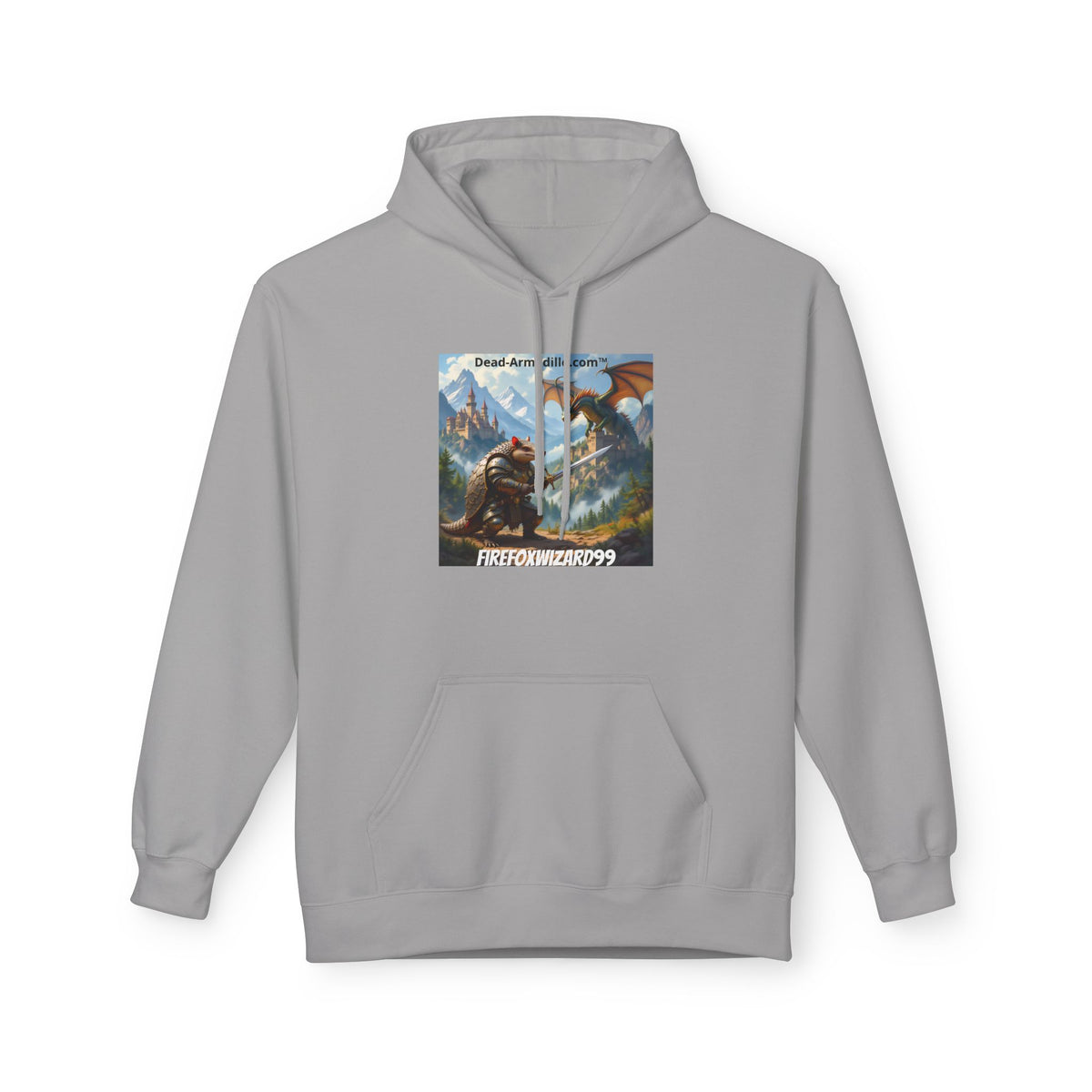Arlo the Armadillo Dragon Slayer Hoodie — Personalized with Your Gamer Name