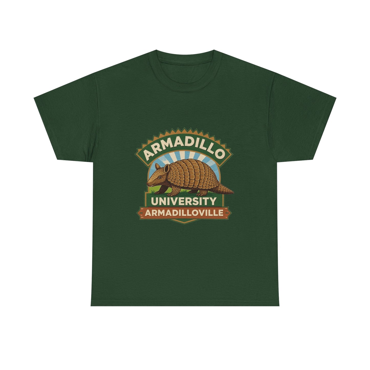 Unisex | Armadillo University Tee | Armadilloville | Custom Armadillo | College Shirt