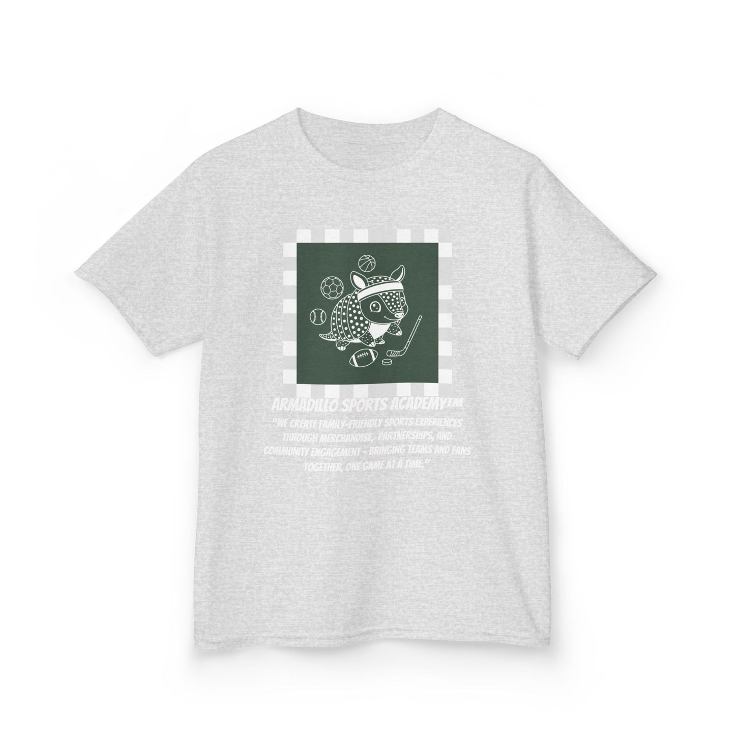 Kids Tee | Armadillo Sports Academy | Youth T-Shirt | Learn your Sport