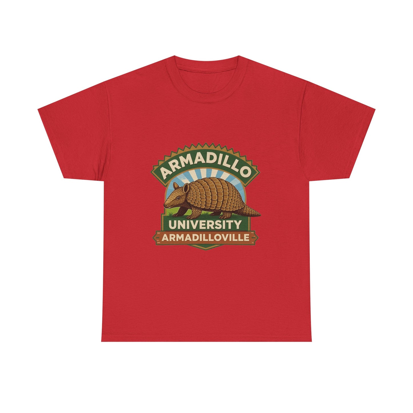Unisex | Armadillo University Tee | Armadilloville | Custom Armadillo | College Shirt