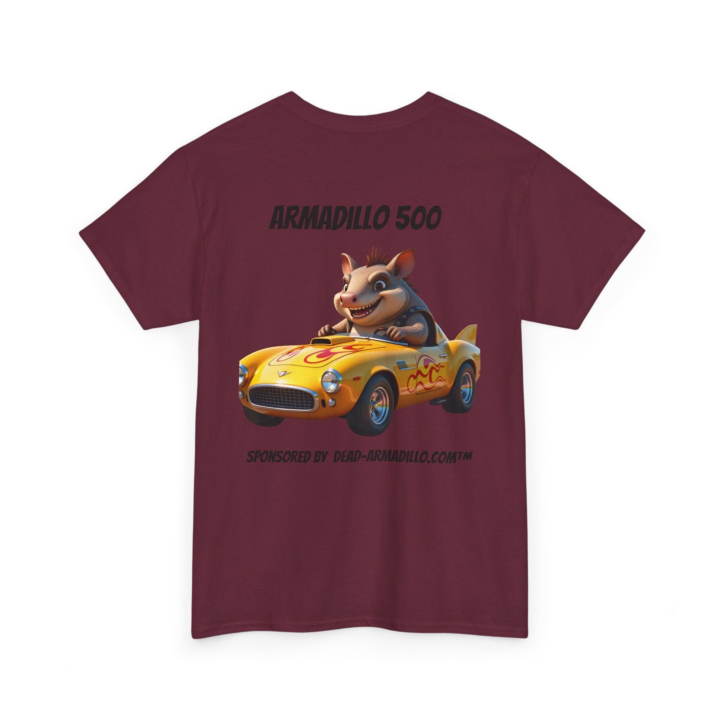 Dead-Armadillo.com | Car Racing Team | Fun Gift for Car Lovers | Unisex Cotton Shirt for Birthdays, Casual Wear, Road Trip Tee