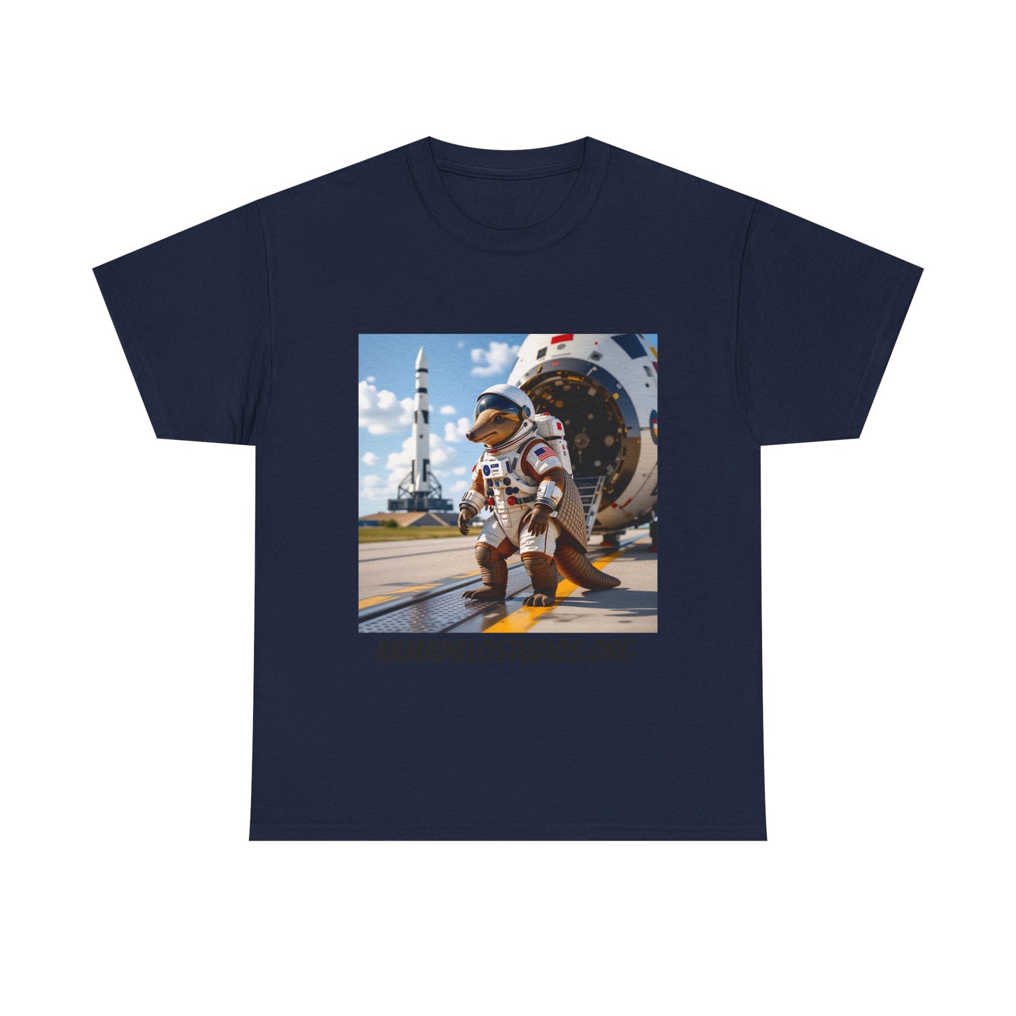 Astronaut Armadillo T-Shirt | ArmadilloStudios.org  | Space Collection