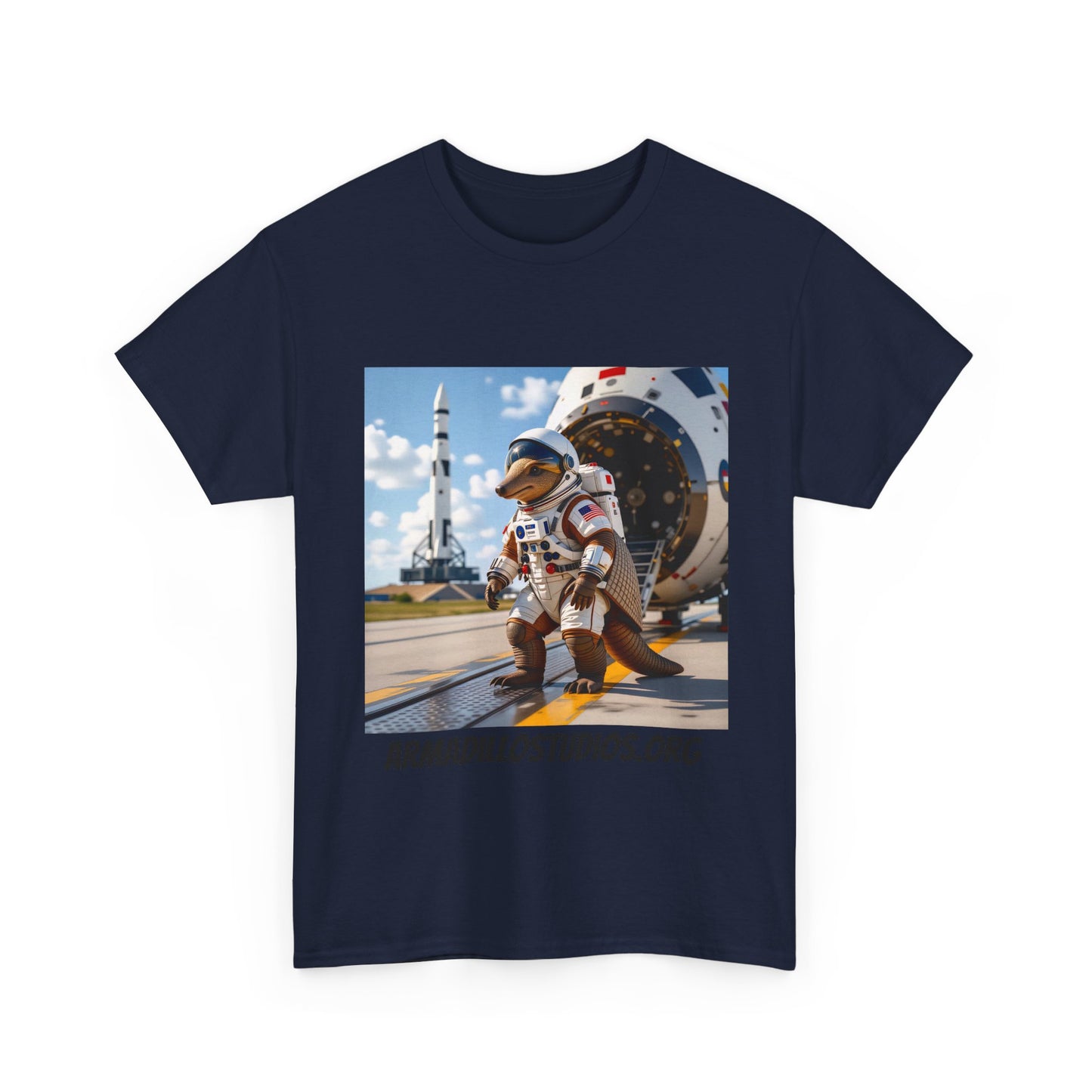 Astronaut Armadillo T-Shirt | ArmadilloStudios.org  | Space Collection