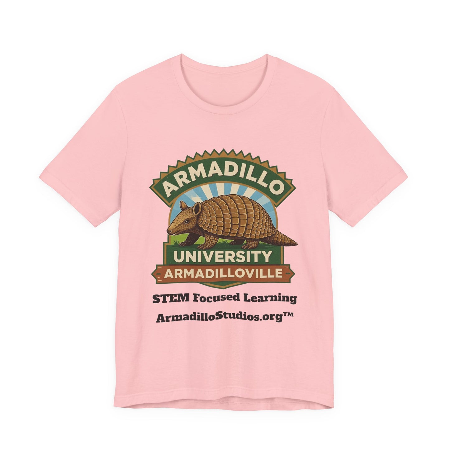 Armadillo University Classic Tee | Premium Bella+Canvas 3001 | ArmadilloStudios.org™
