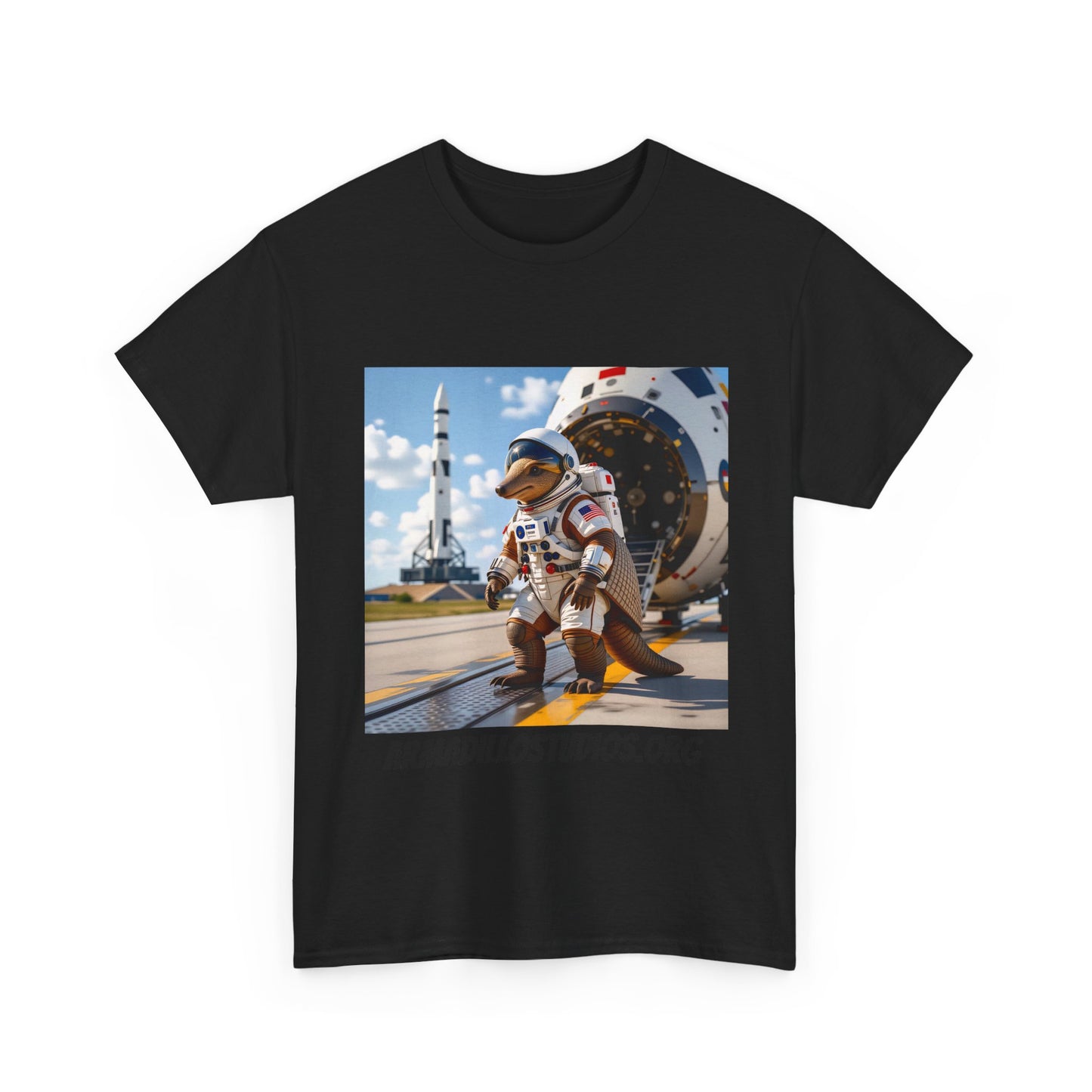 Astronaut Armadillo T-Shirt | ArmadilloStudios.org  | Space Collection